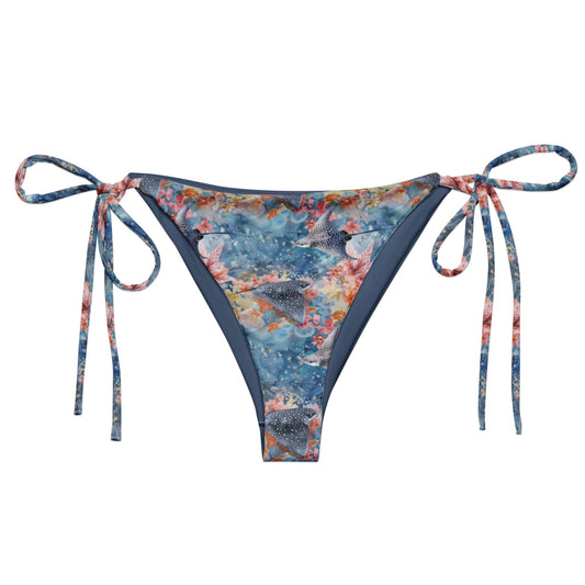 Spotted Eagle Ray Eco String Bikini Bottom - 