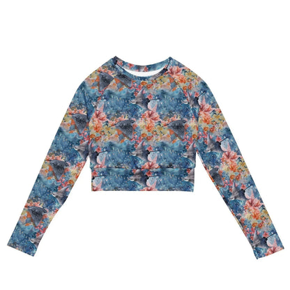 Spotted Eagle Ray Eco Cropped Rash Guard - 