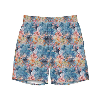 Spotted Eagle Ray Men's Swim Trunks - 