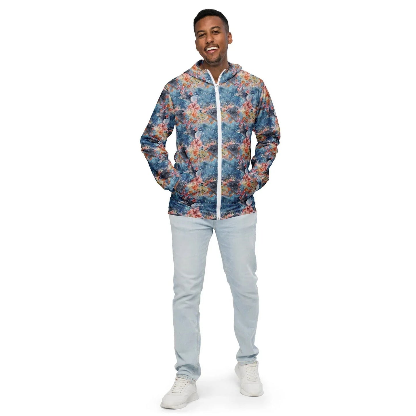 Spotted Eagle Ray Men’s windbreaker - 