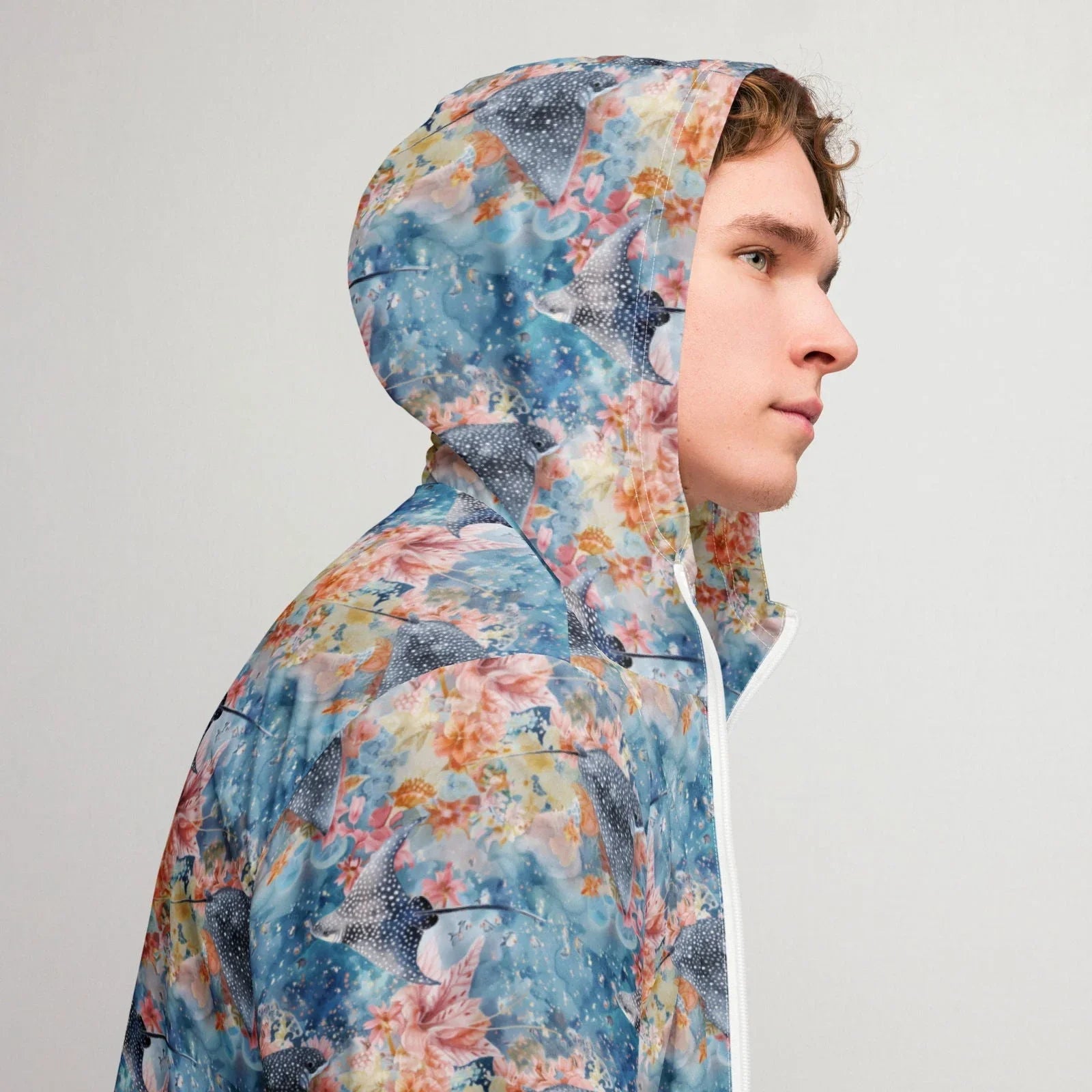 Spotted Eagle Ray Men’s windbreaker - 