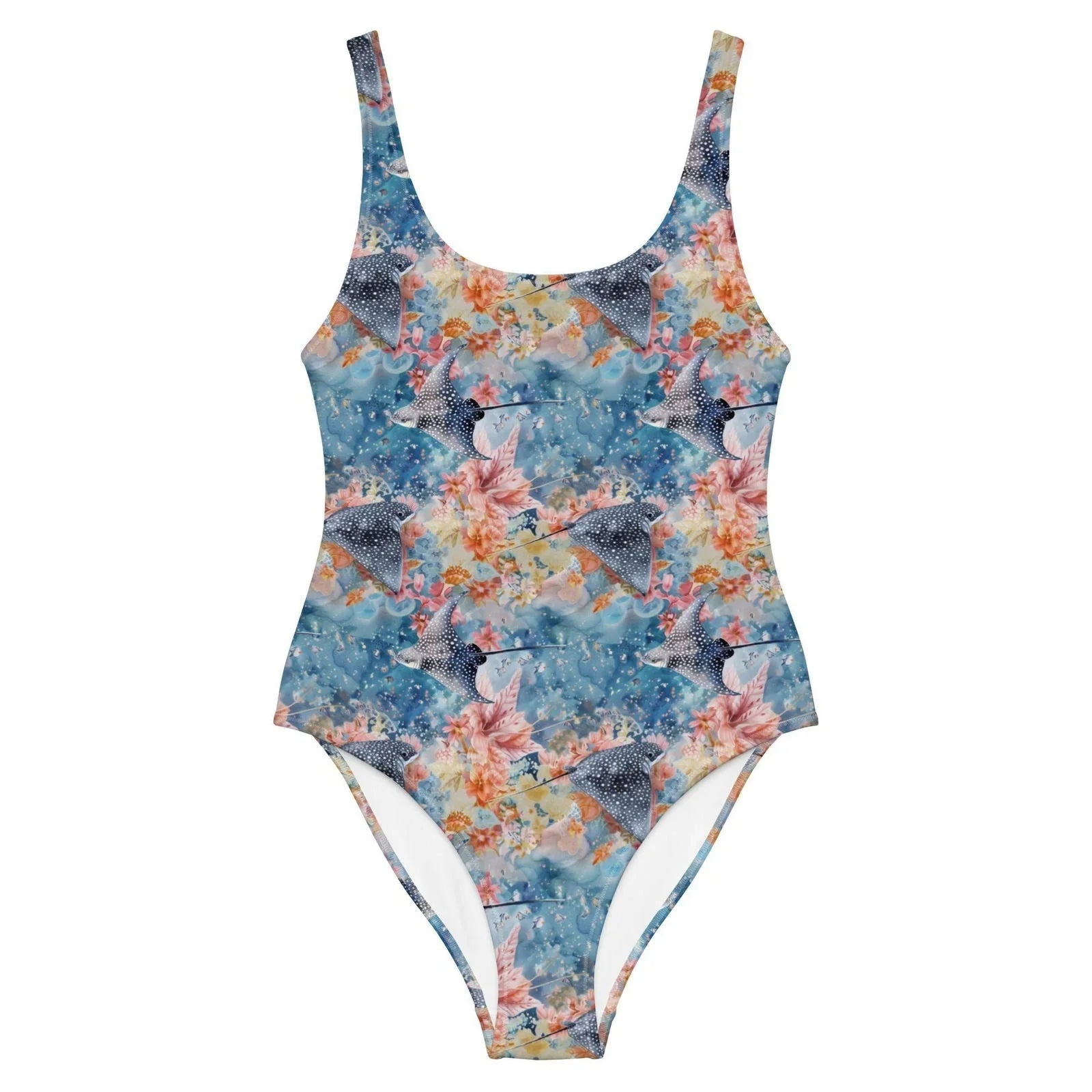 Spotted Eagle Ray One-Piece Swimsuit - 