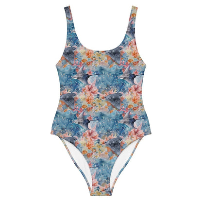 Spotted Eagle Ray One-Piece Swimsuit - 