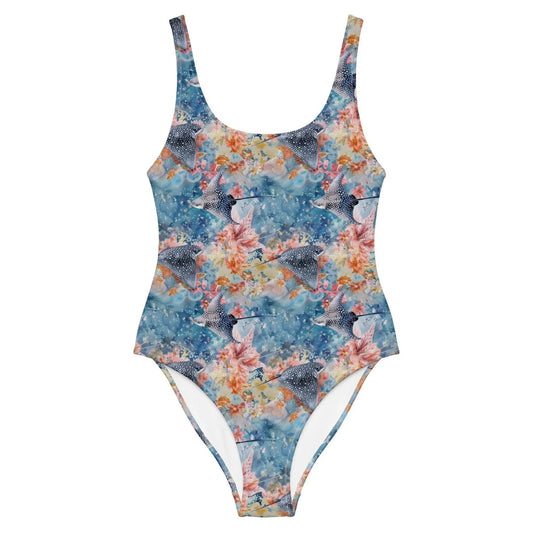 Spotted Eagle Ray One-Piece Swimsuit - 