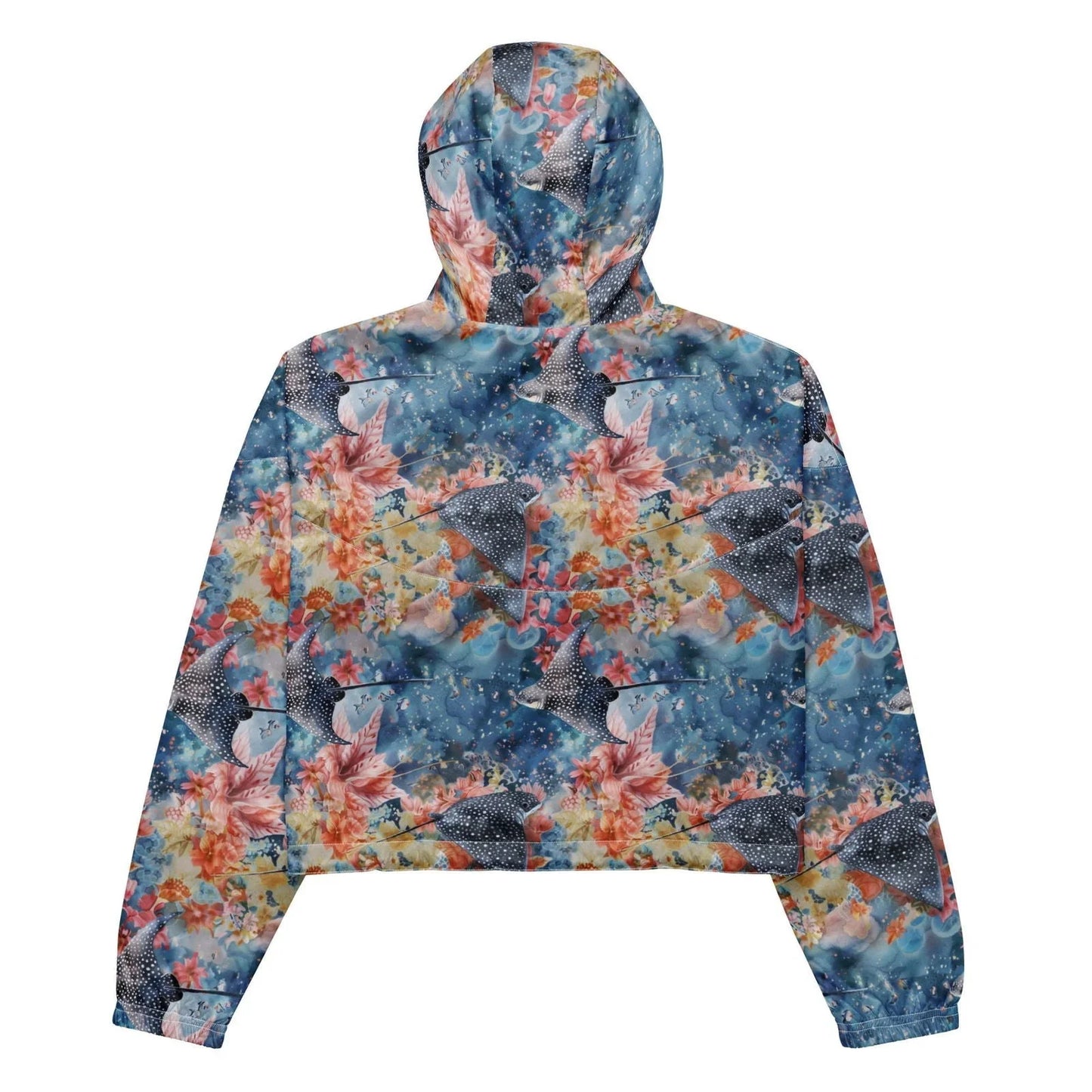 Spotted Eagle Ray Women’s cropped Windbreaker - 