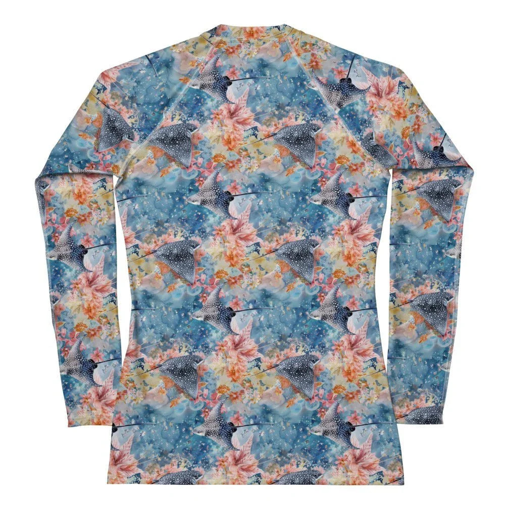 Spotted Eagle Ray Women's Rash Guard - 