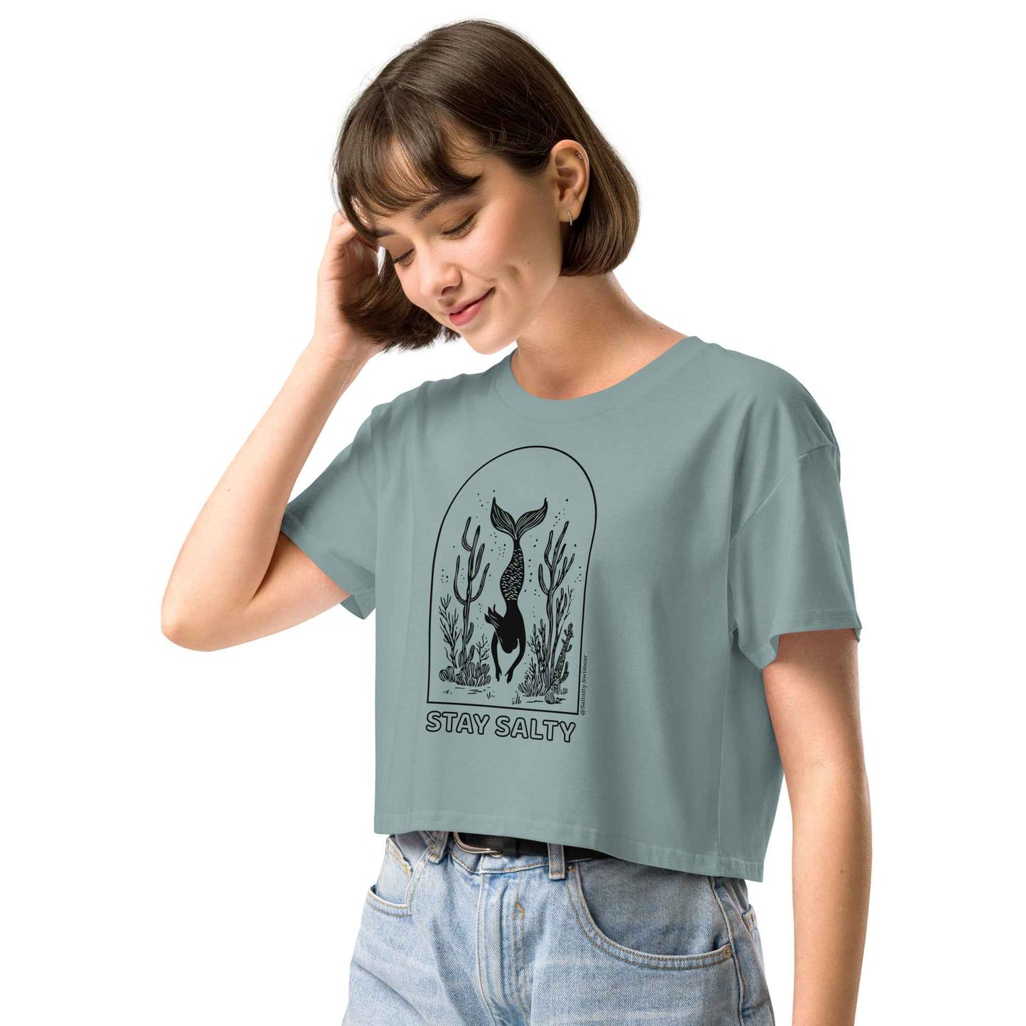 Stay Salty Women’s Crop Top - 