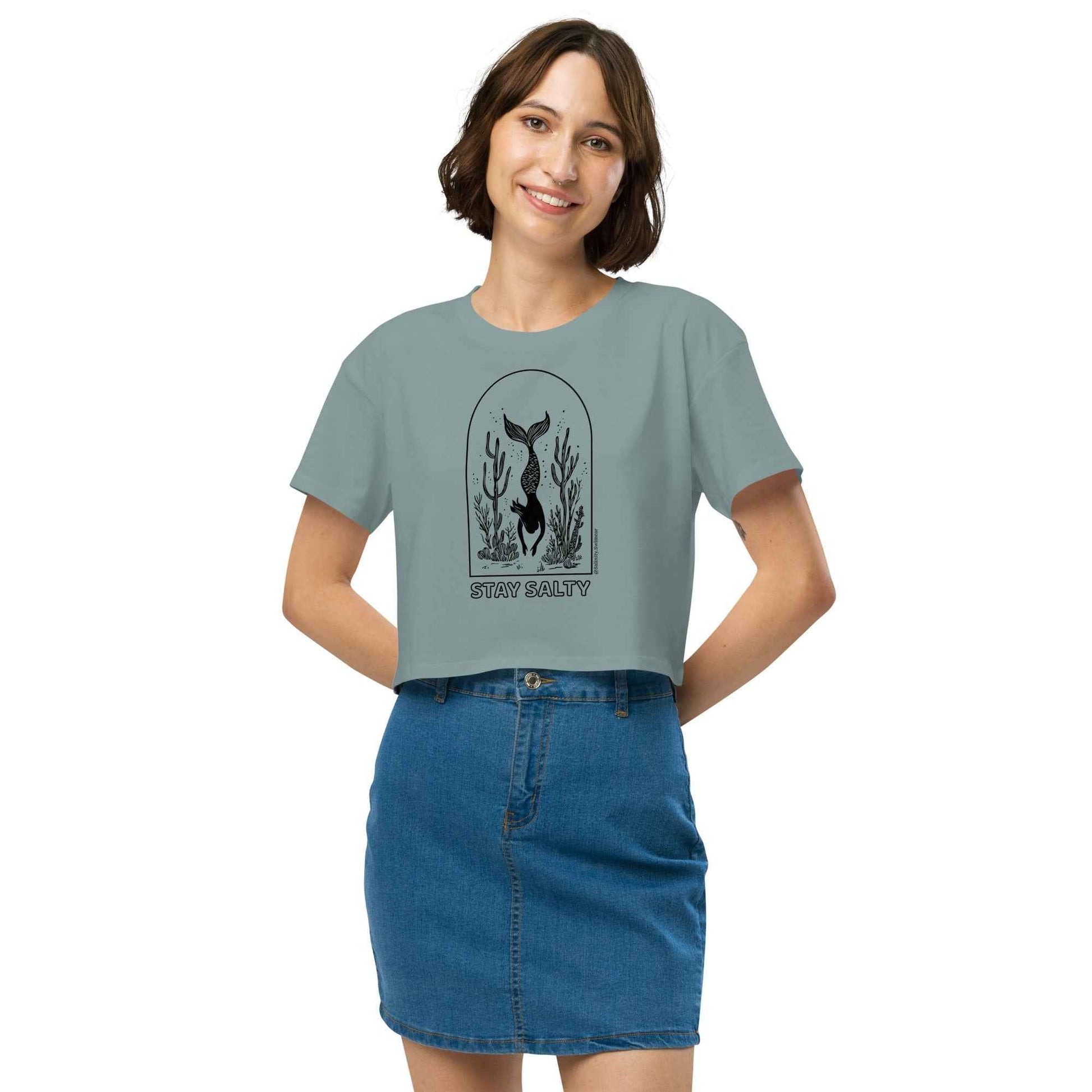 Stay Salty Women’s Crop Top - 