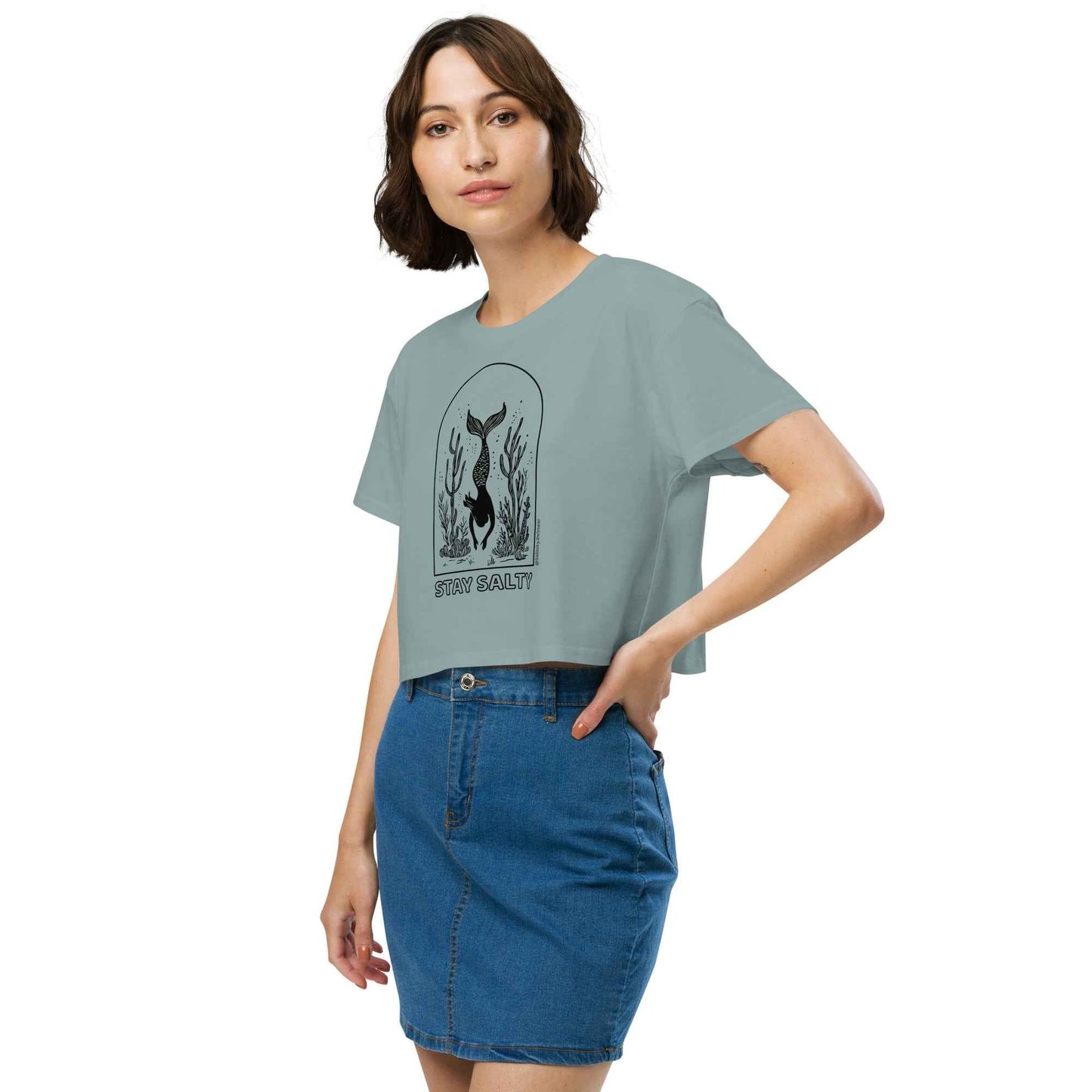 Stay Salty Women’s Crop Top - 