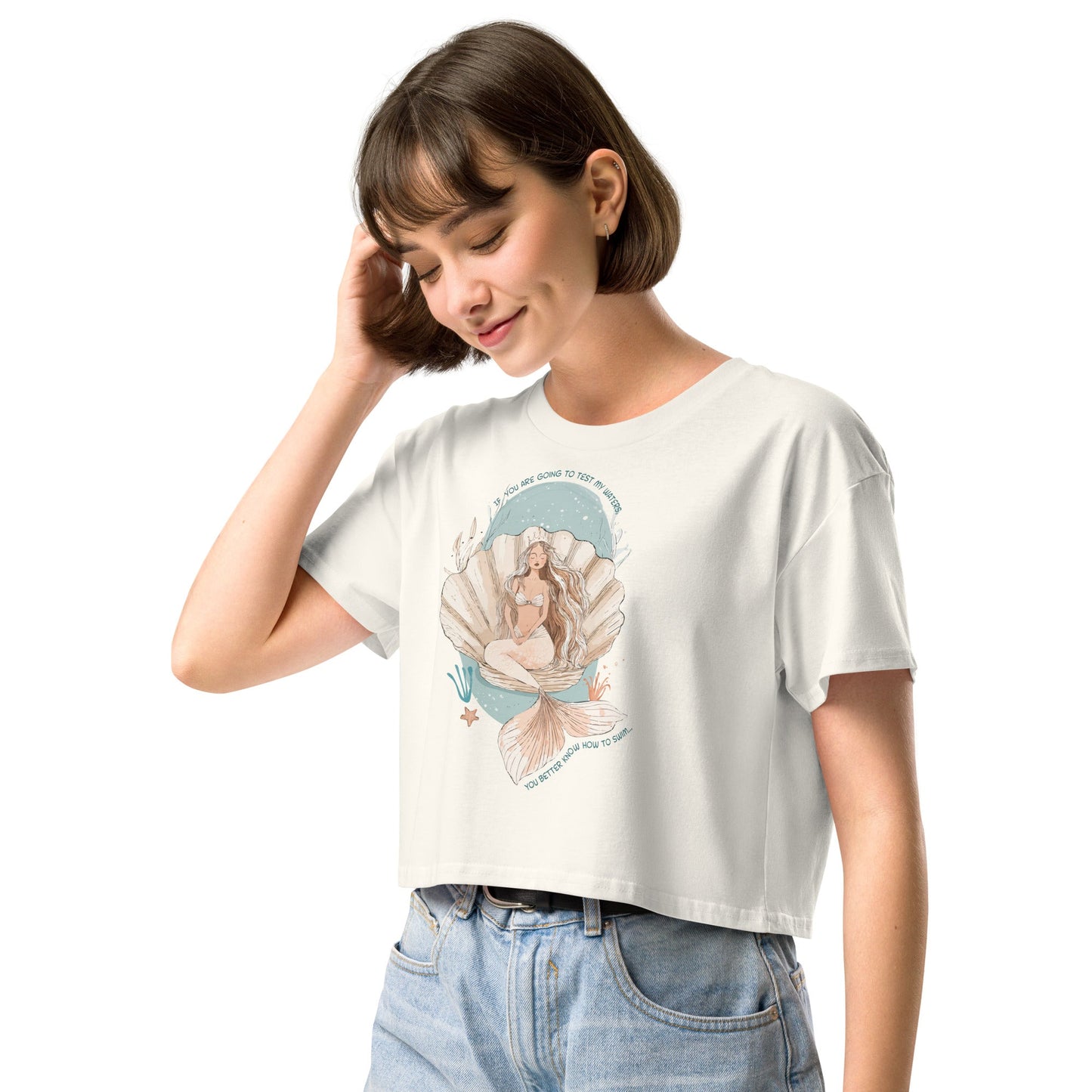 Test My Waters Women’s Crop Top - 