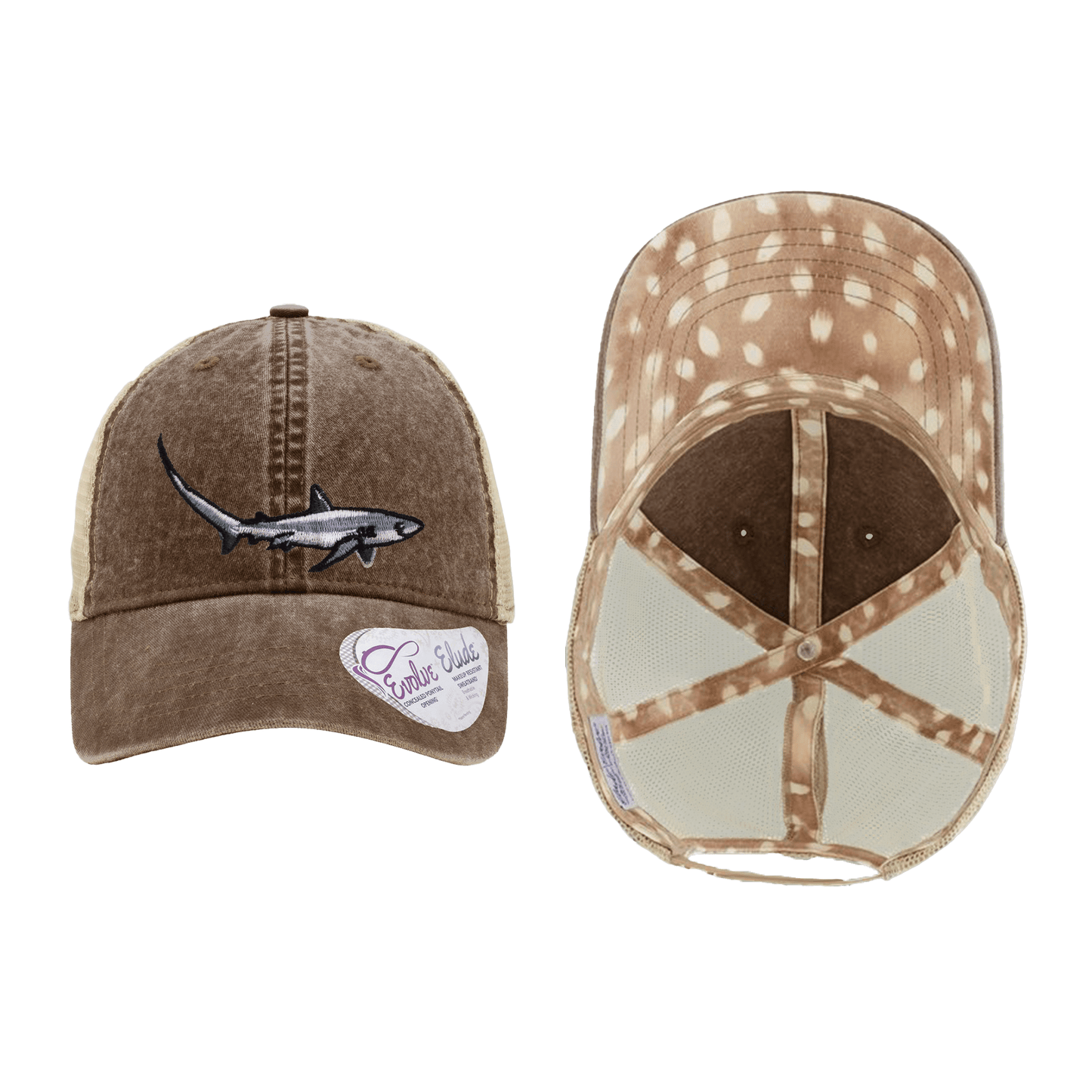 Thresher Shark Ponytail Mesh Cap - 