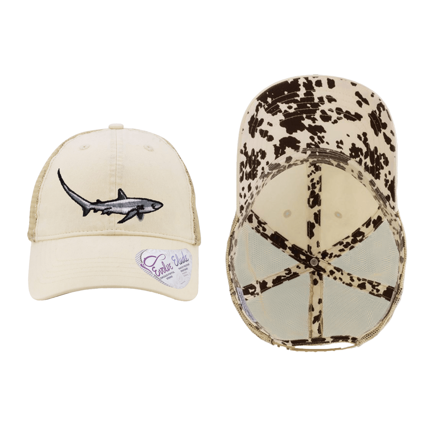 Thresher Shark Ponytail Mesh Cap - 