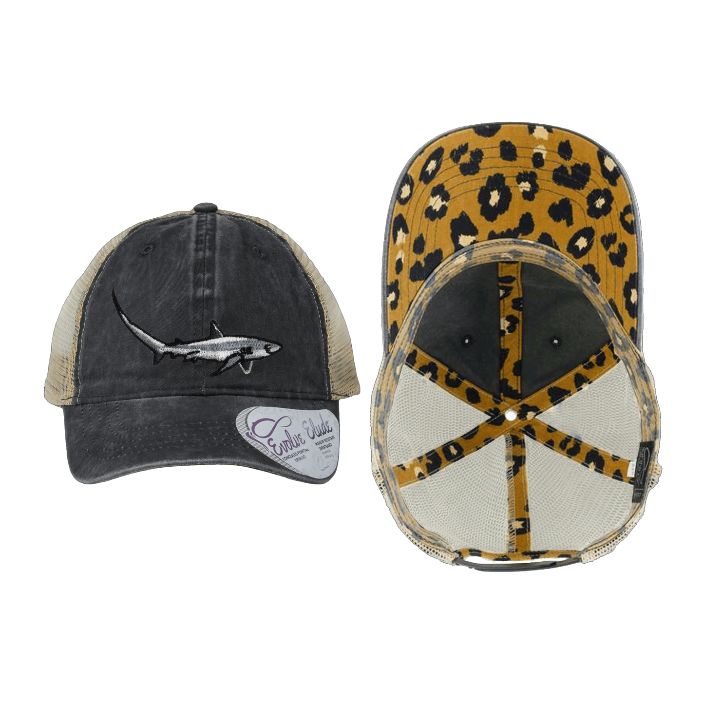 Thresher Shark Ponytail Mesh Cap - 