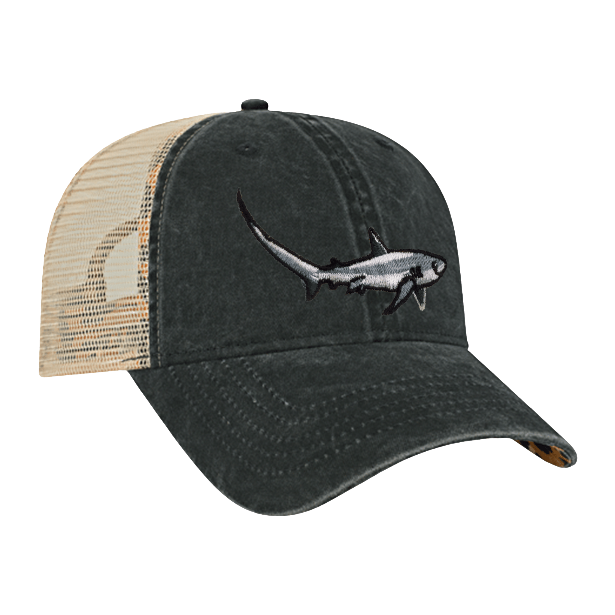Thresher Shark Ponytail Mesh Cap -  - ["hat","shark","women"]