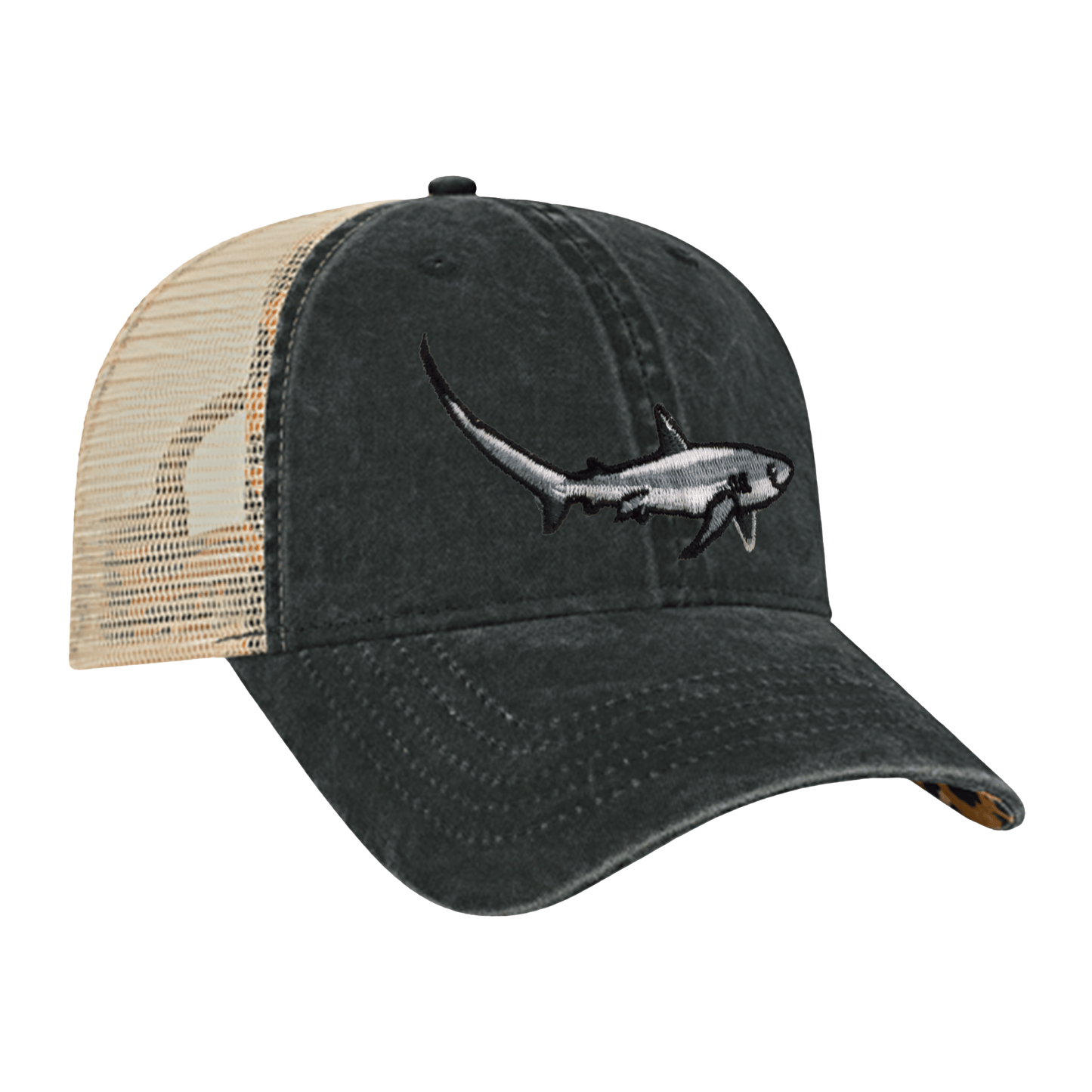 Thresher Shark Ponytail Mesh Cap - 