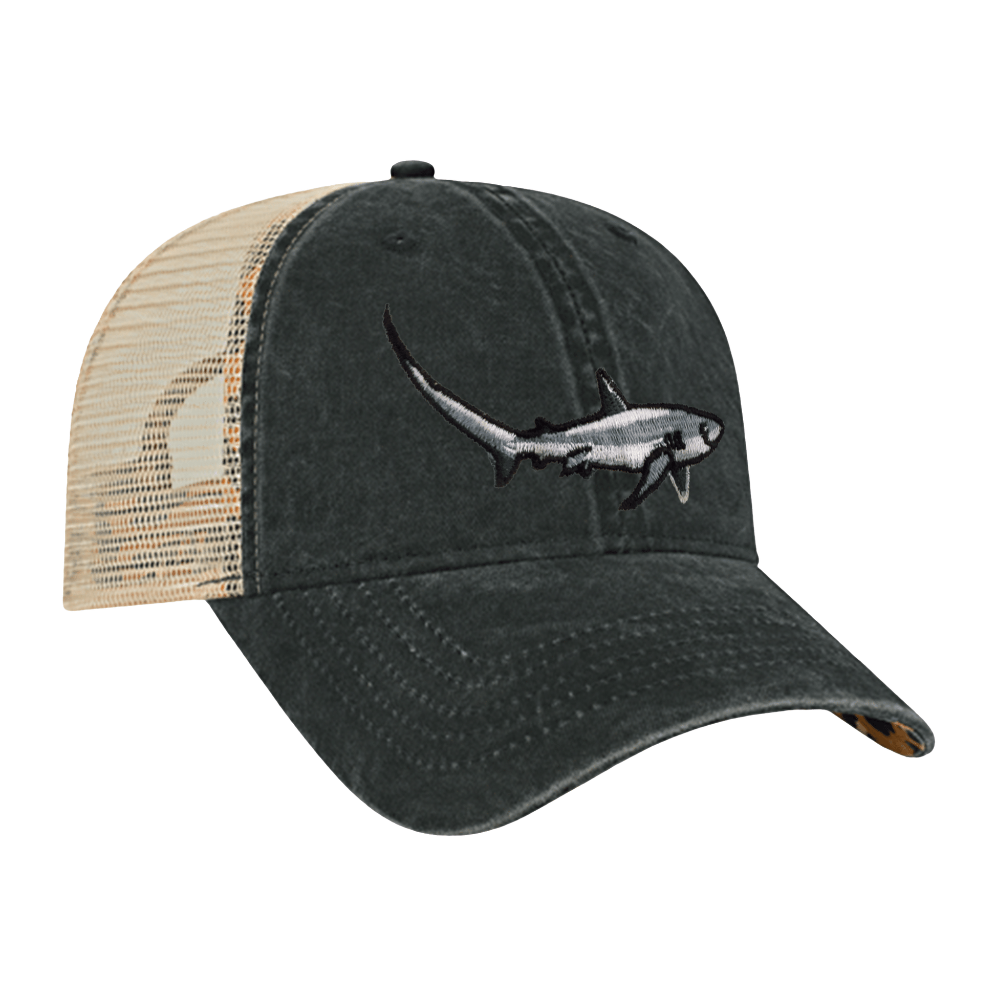 Thresher Shark Ponytail Mesh Cap - 