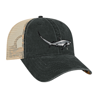 Thresher Shark Ponytail Mesh Cap - 