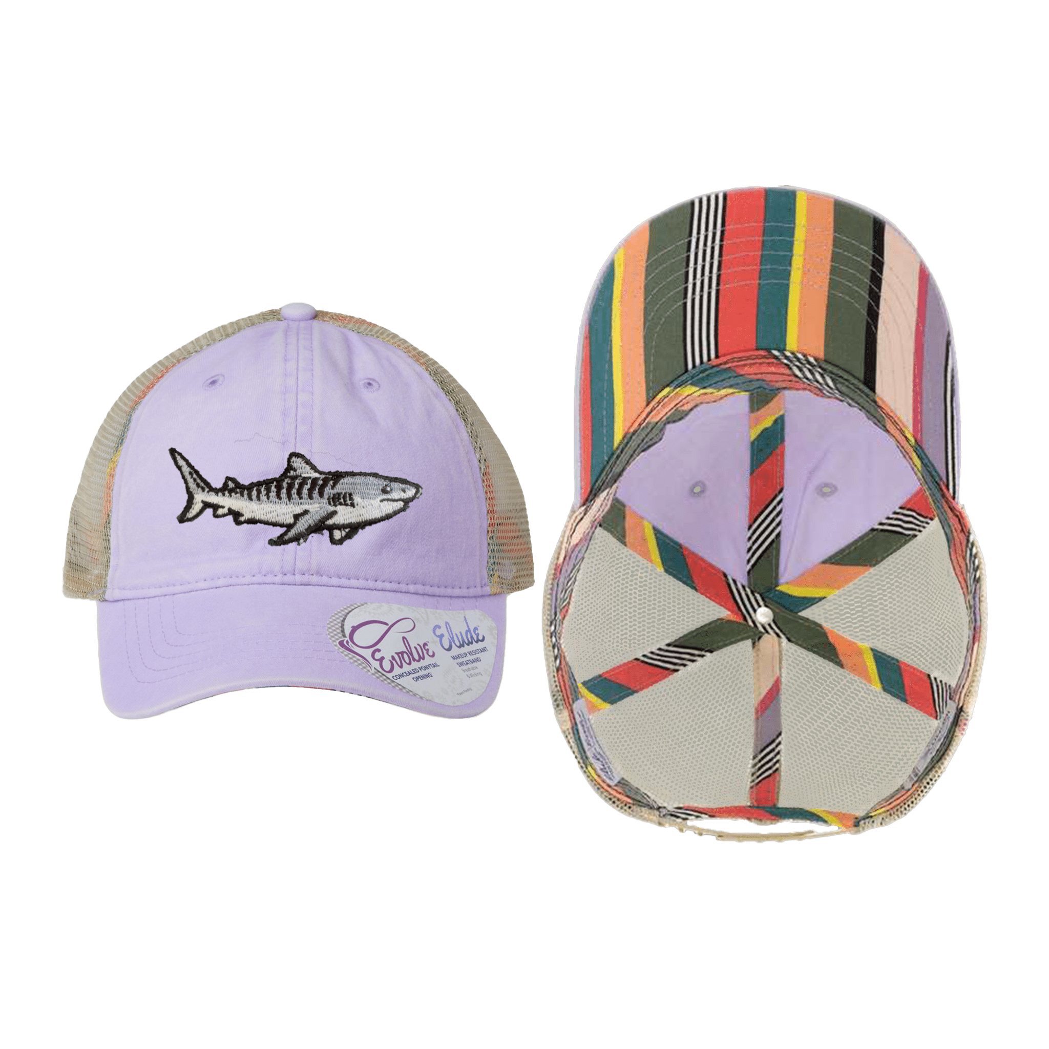 Thresher Shark Ponytail Mesh Cap -  - ["hat","shark","women"]
