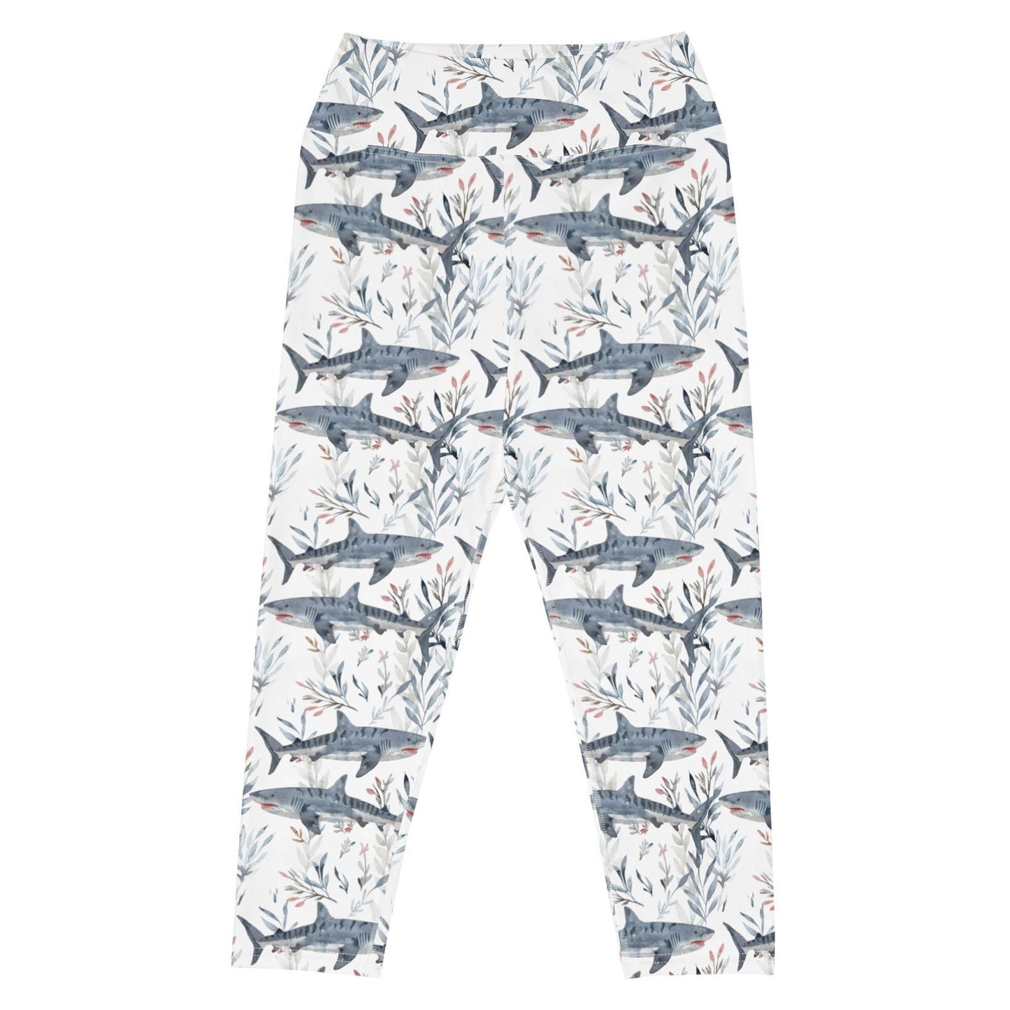 Oceanic Sea Turtle Capri Swim Leggings - 