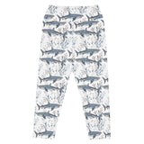 Tiger Shark Bloom Capri Swim Leggings -  - ["leggings","shark","Tiger Shark Bloom","women"]