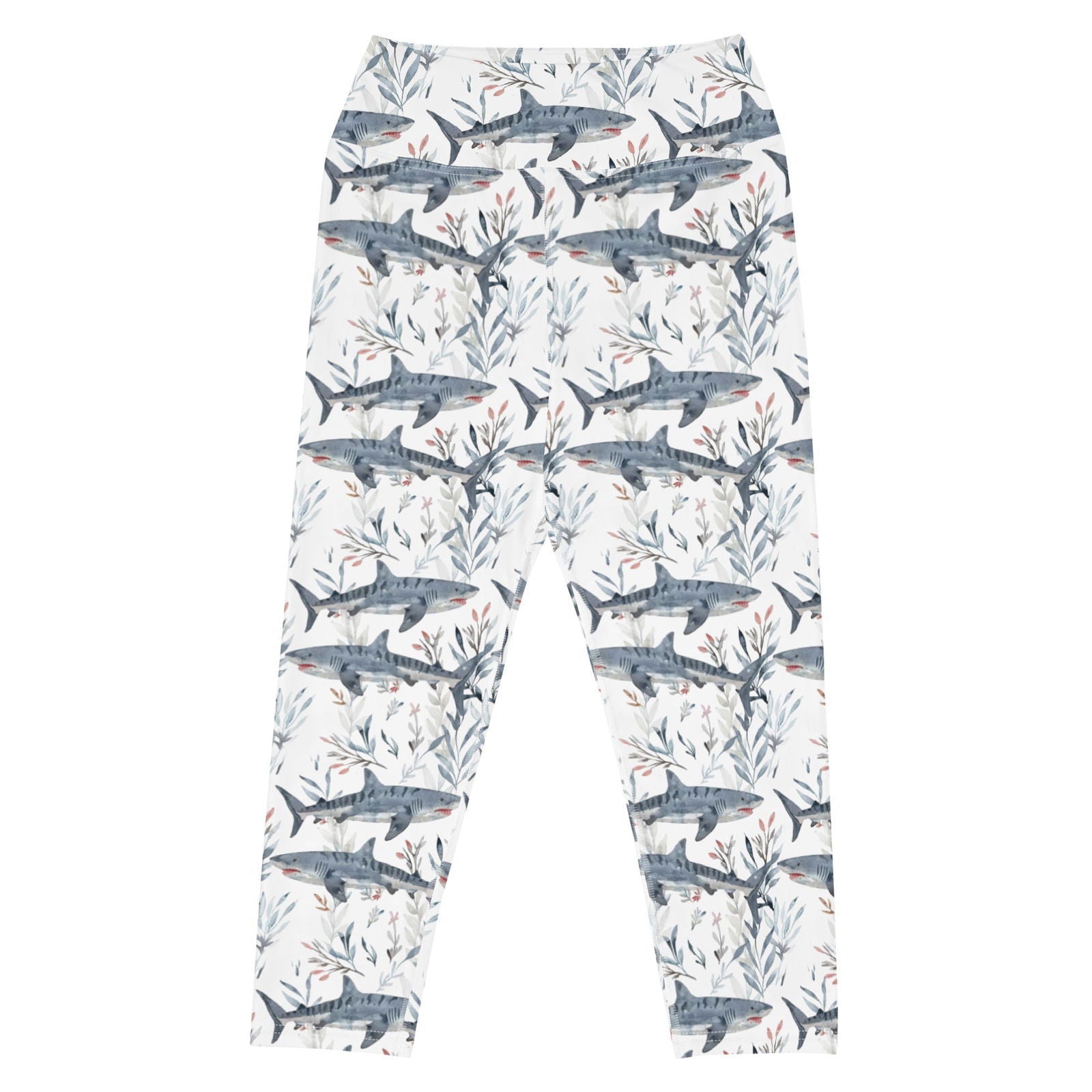 Oceanic Sea Turtle Capri Swim Leggings - 