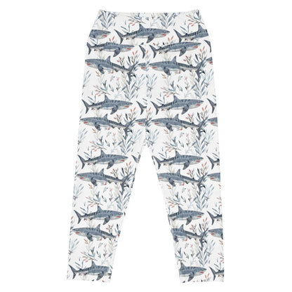 Oceanic Sea Turtle Capri Swim Leggings - 