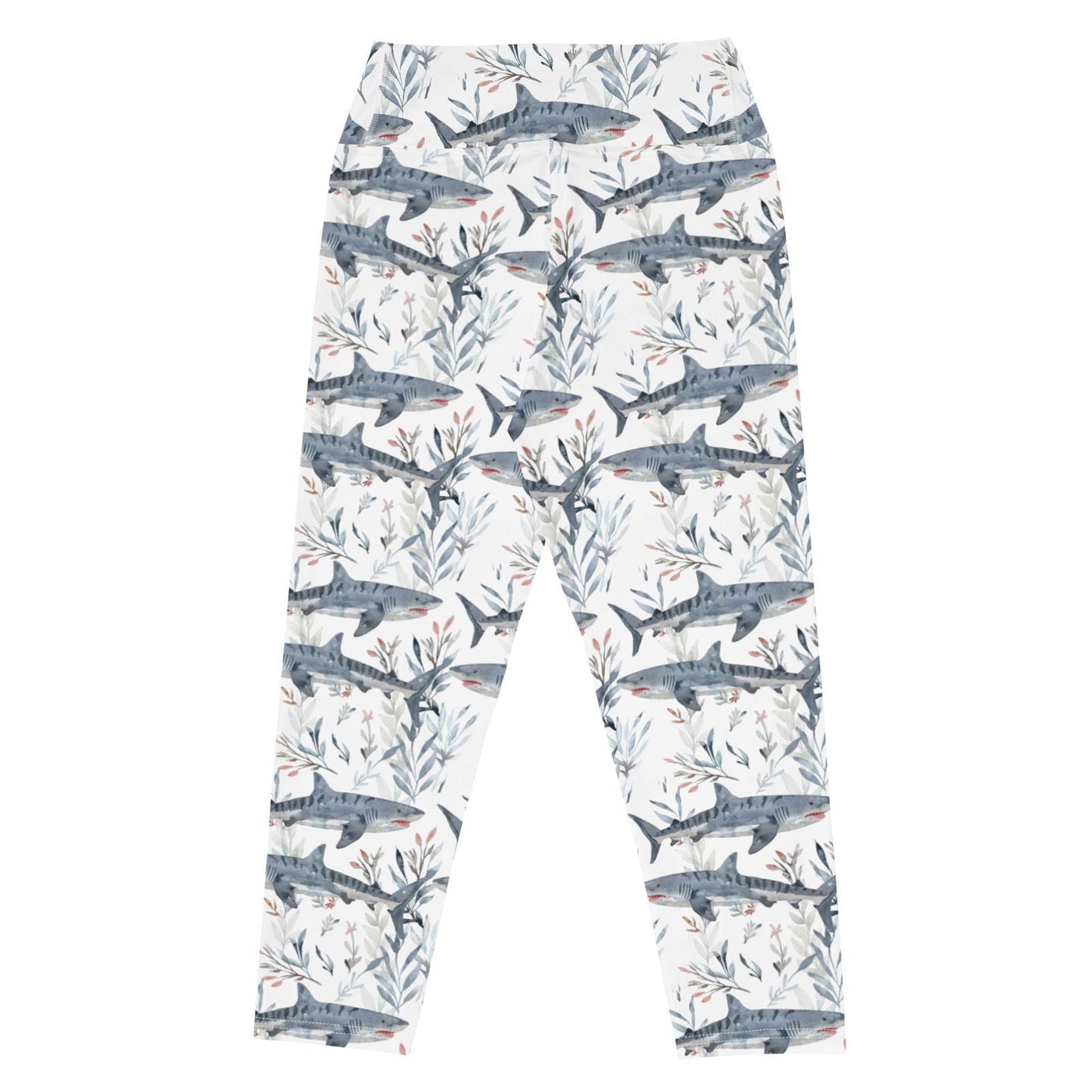 Tiger Shark Bloom Capri Swim Leggings - 