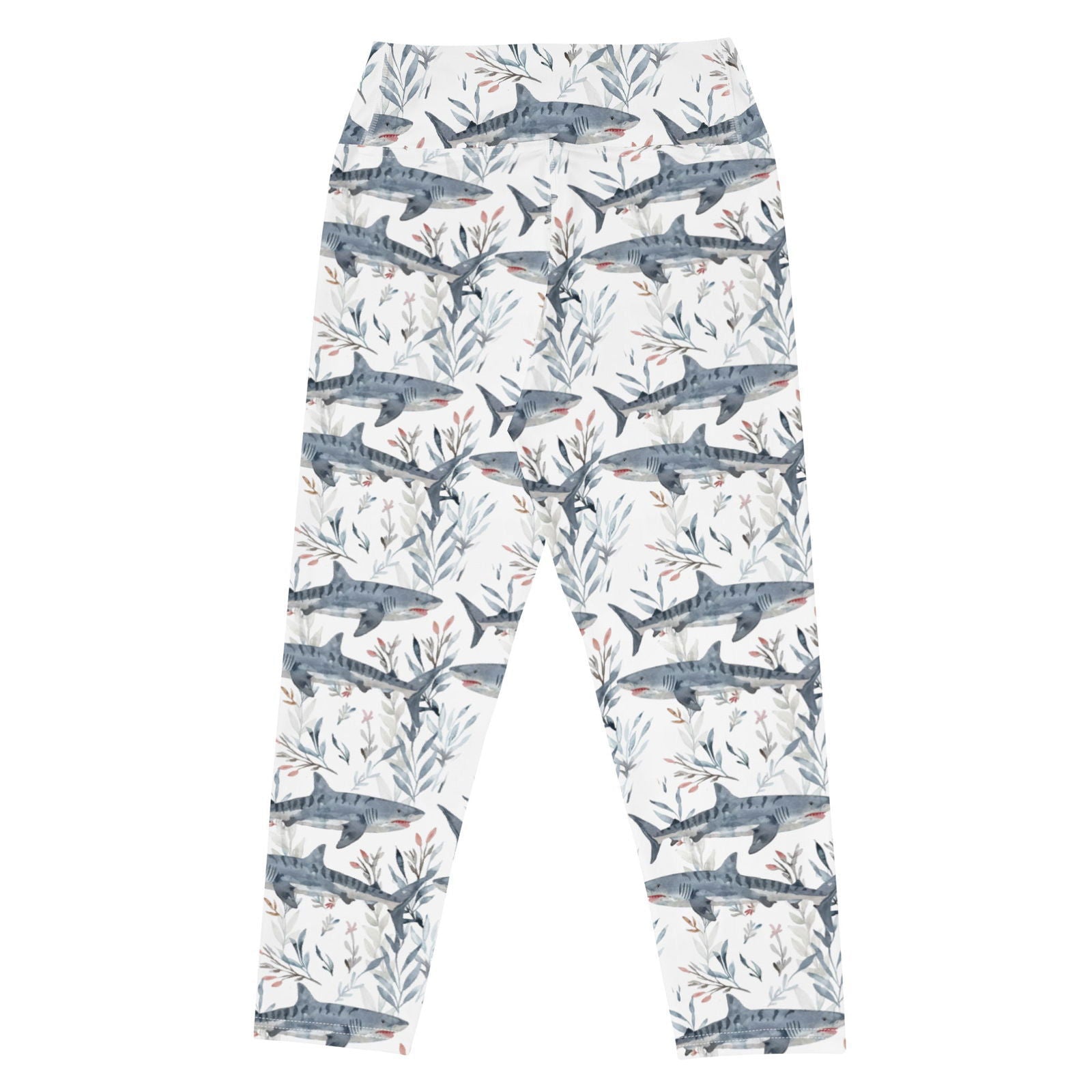 Tiger Shark Bloom Capri Swim Leggings - 