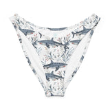 Moonlight Manta Eco High-Leg Cheeky Bikini Bottom -  - ["Moonlight Manta","ray","swim","Wildlife","women"]