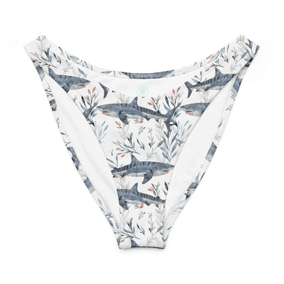 Invasive Lionfish Eco High-Leg Cheeky Bikini Bottom - 
