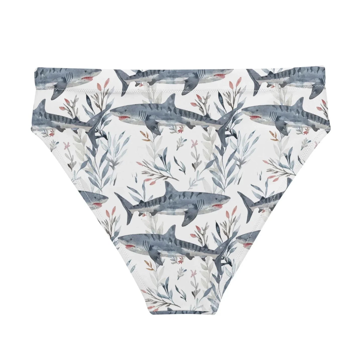 Tiger Shark Bloom Eco High-Waisted Bikini Bottom - 