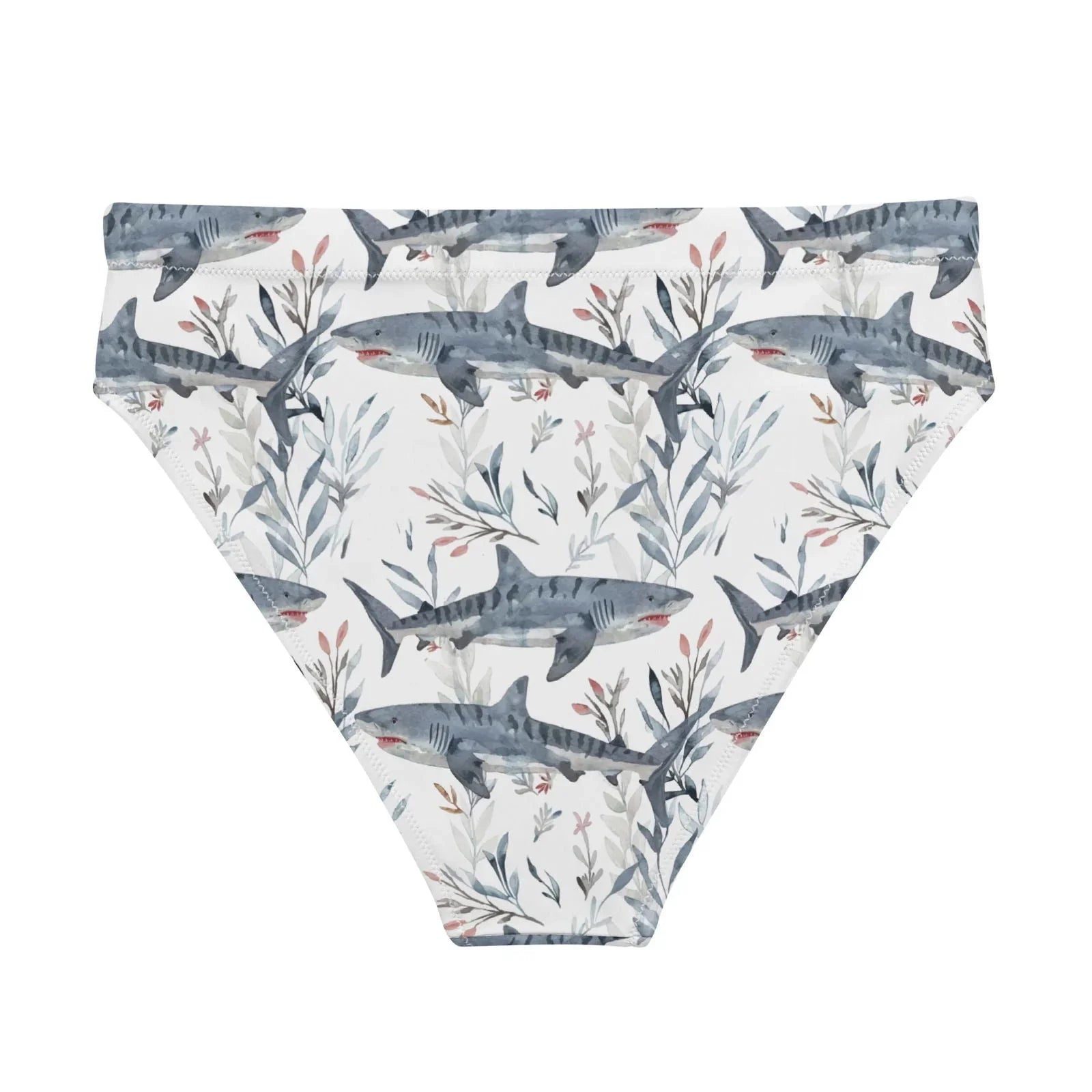 Tiger Shark Bloom Eco High-Waisted Bikini Bottom - 