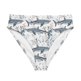 Blacktip Shark Drift Eco High-Waisted Bikini Bottom -  - ["shark","shark watch","swim","Wildlife","women"]