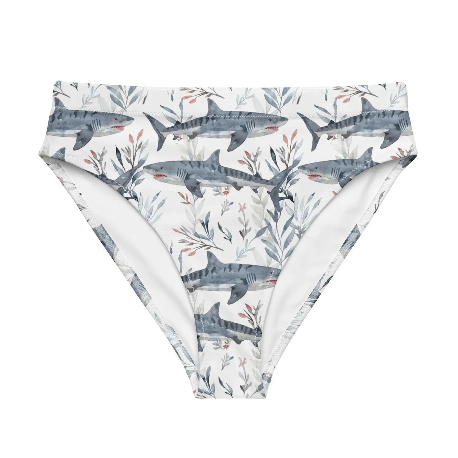 Tiger Shark Bloom Eco High-Waisted Bikini Bottom - 
