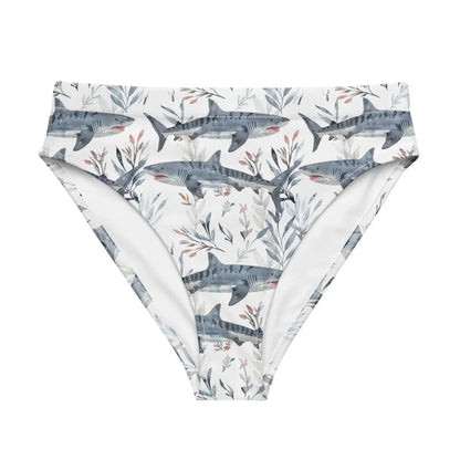 Tiger Shark Bloom Eco High-Waisted Bikini Bottom - 