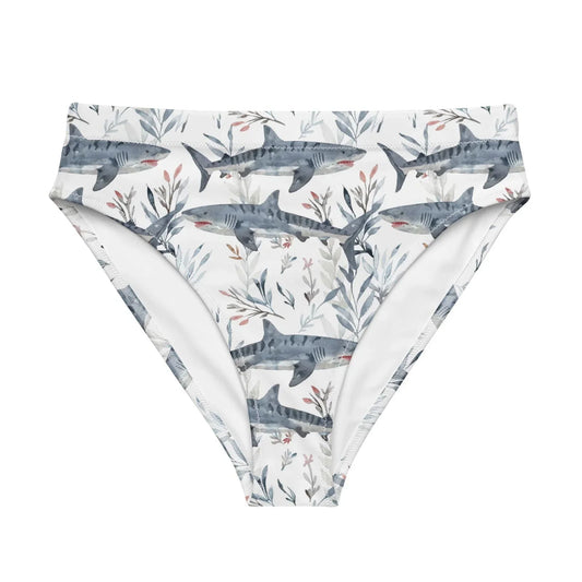 Tiger Shark Bloom Eco High-Waisted Bikini Bottom - 