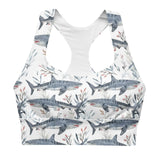 Whale Shark Dream Eco Sports Bra Top -  - ["swim","whale shark","Whale Shark Dream","Wildlife","women"]