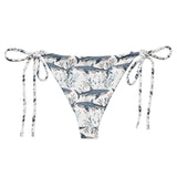 Tiger Shark Bloom Eco String Bikini Bottom -  - ["shark","swim","Tiger Shark Bloom","women"]