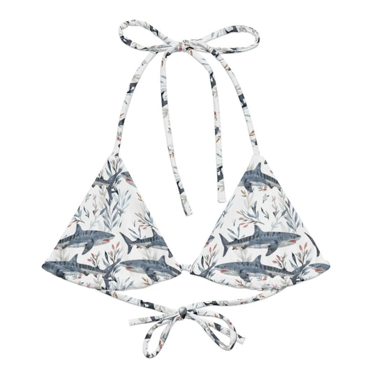Tiger Shark Bloom Eco String Bikini Top - 