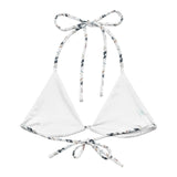 Tiger Shark Bloom Eco String Bikini Top -  - ["shark","swim","Tiger Shark Bloom","women"]