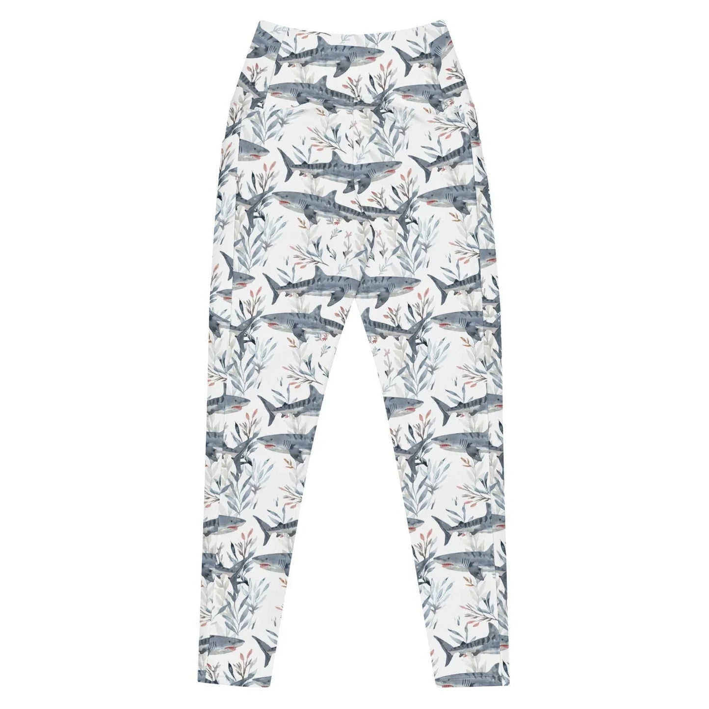 Tiger Shark Bloom Eco Swim Leggings With Pockets - 