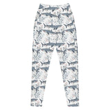 Tiger Shark Bloom Eco Swim Leggings With Pockets -  - ["leggings","shark","Tiger Shark Bloom","women"]