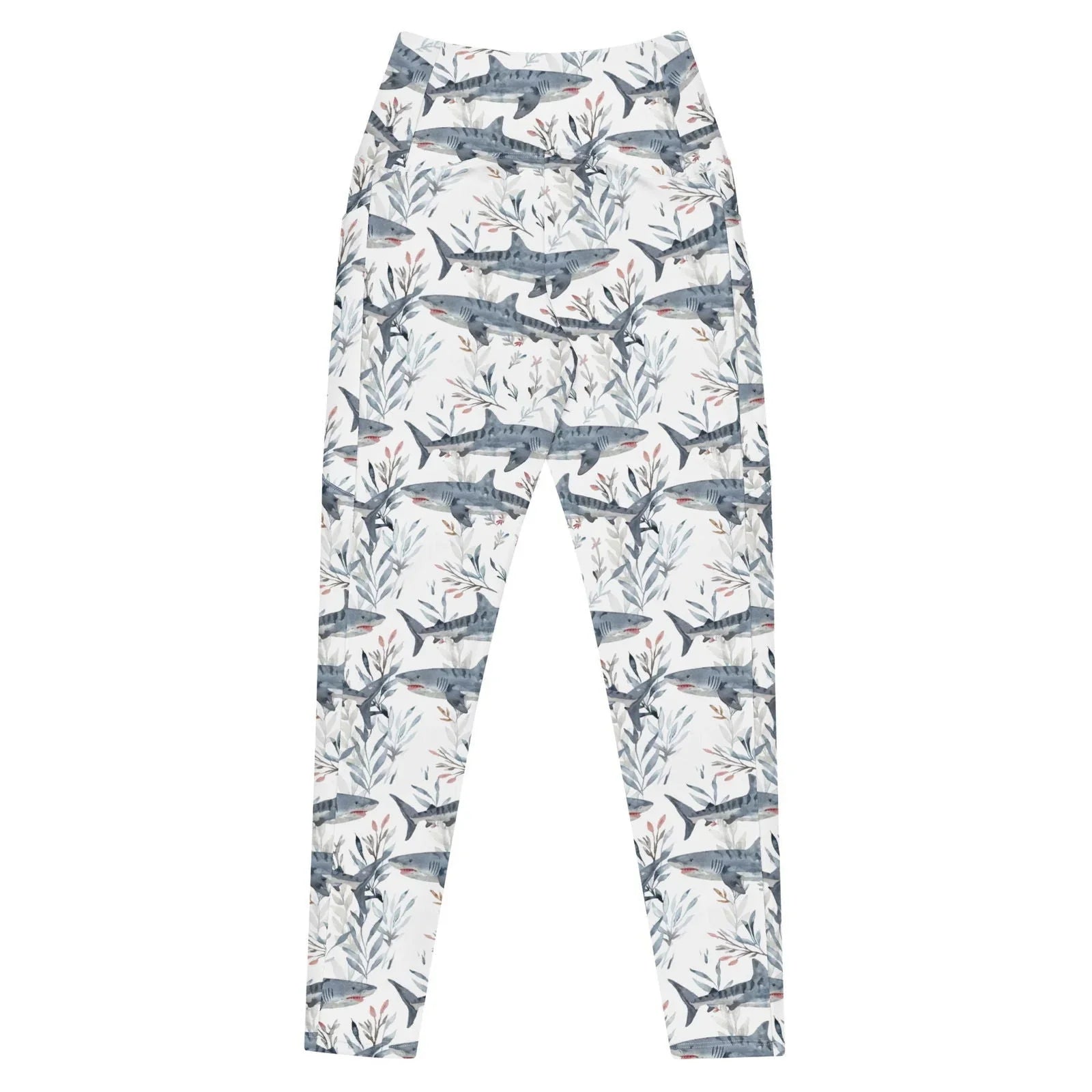 Tiger Shark Bloom Eco Swim Leggings With Pockets - 
