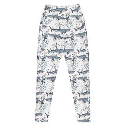 Tiger Shark Bloom Eco Swim Leggings With Pockets - 