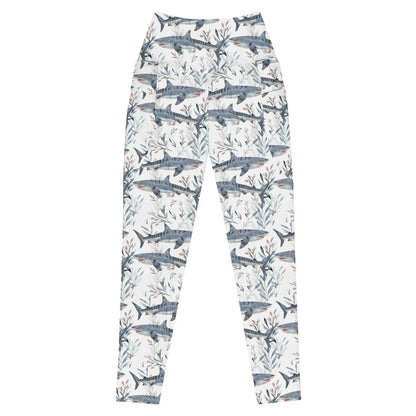 Tiger Shark Bloom Eco Swim Leggings With Pockets - 