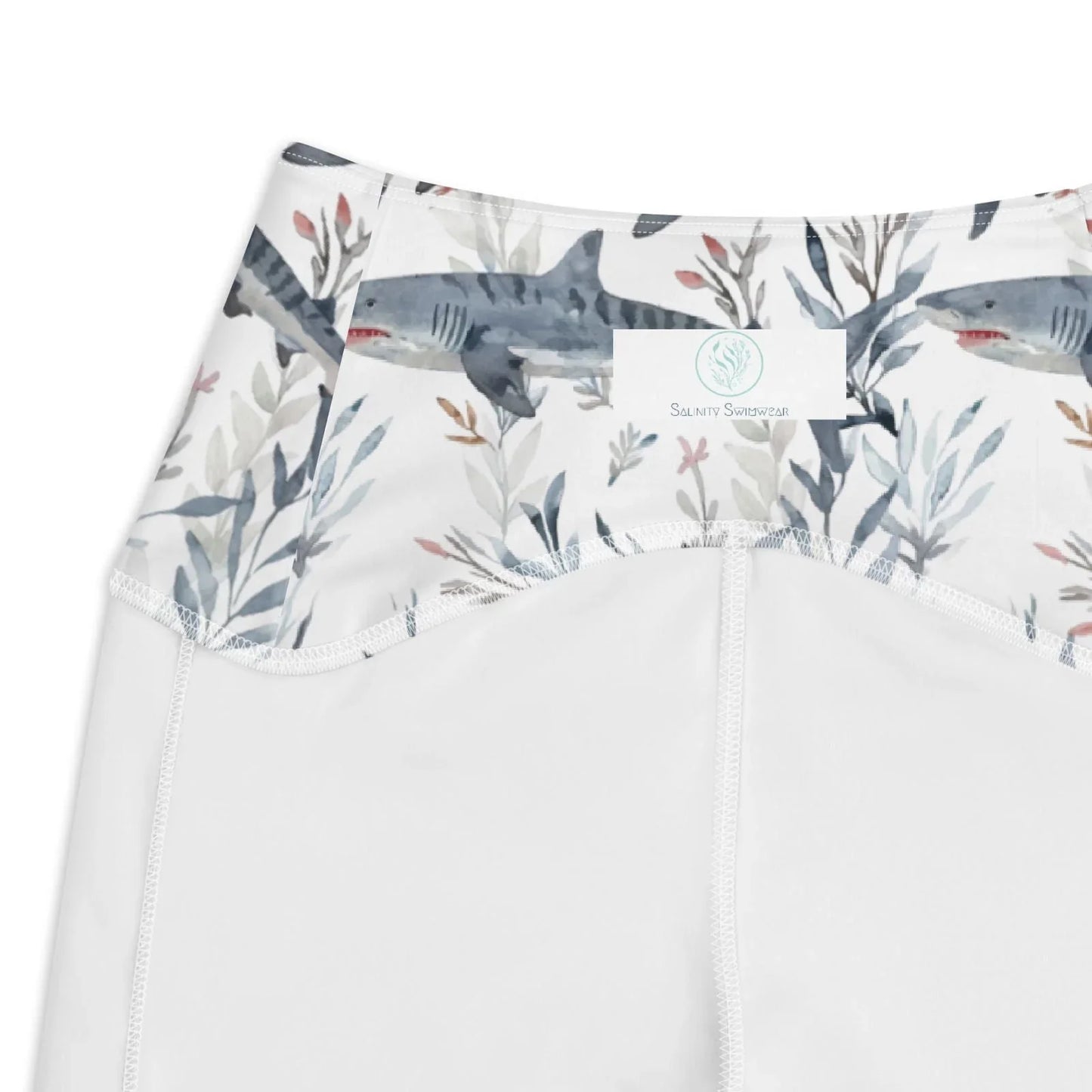 Tiger Shark Bloom Eco Swim Leggings With Pockets - 