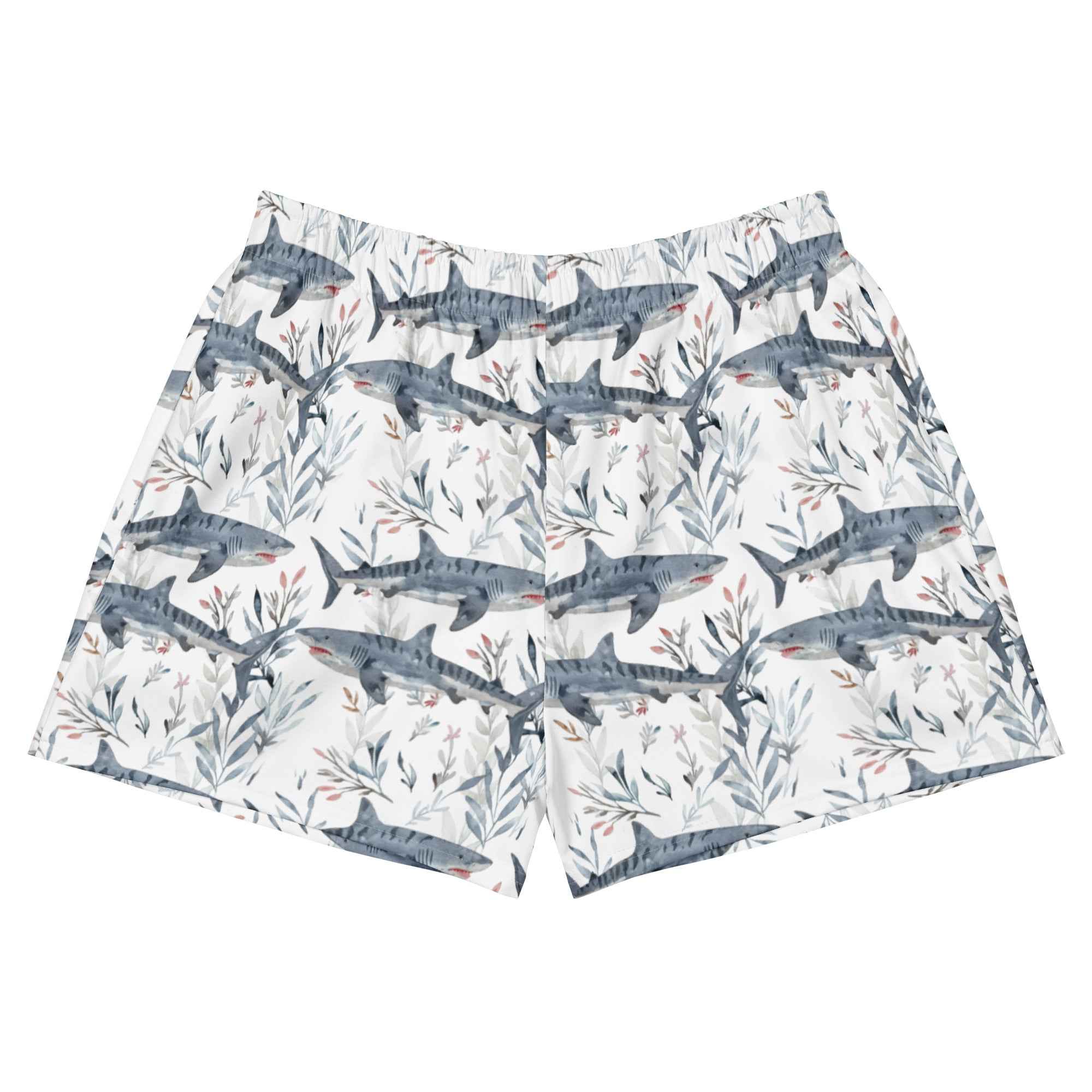 Tiger Shark Bloom Eco Swim Shorts -  - ["shark","Short","swim","Tiger Shark Bloom","women"]