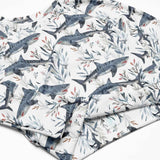 Tiger Shark Bloom Eco Cropped Rash Guard -  - ["rash guard","shark","Tiger Shark Bloom","women"]