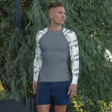 Tiger Shark Bloom Men's Rash Guard -  - ["men","rash guard","shark","Tiger Shark Bloom"]