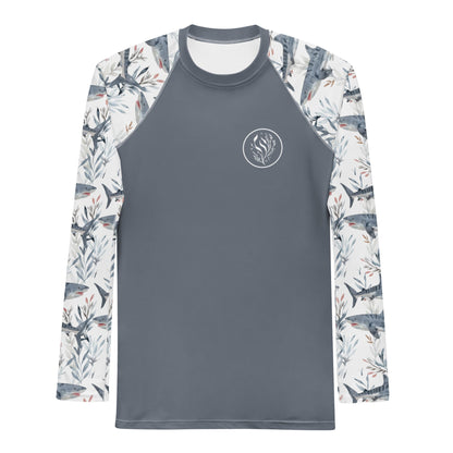 Tiger Shark Bloom Men's Rash Guard - 